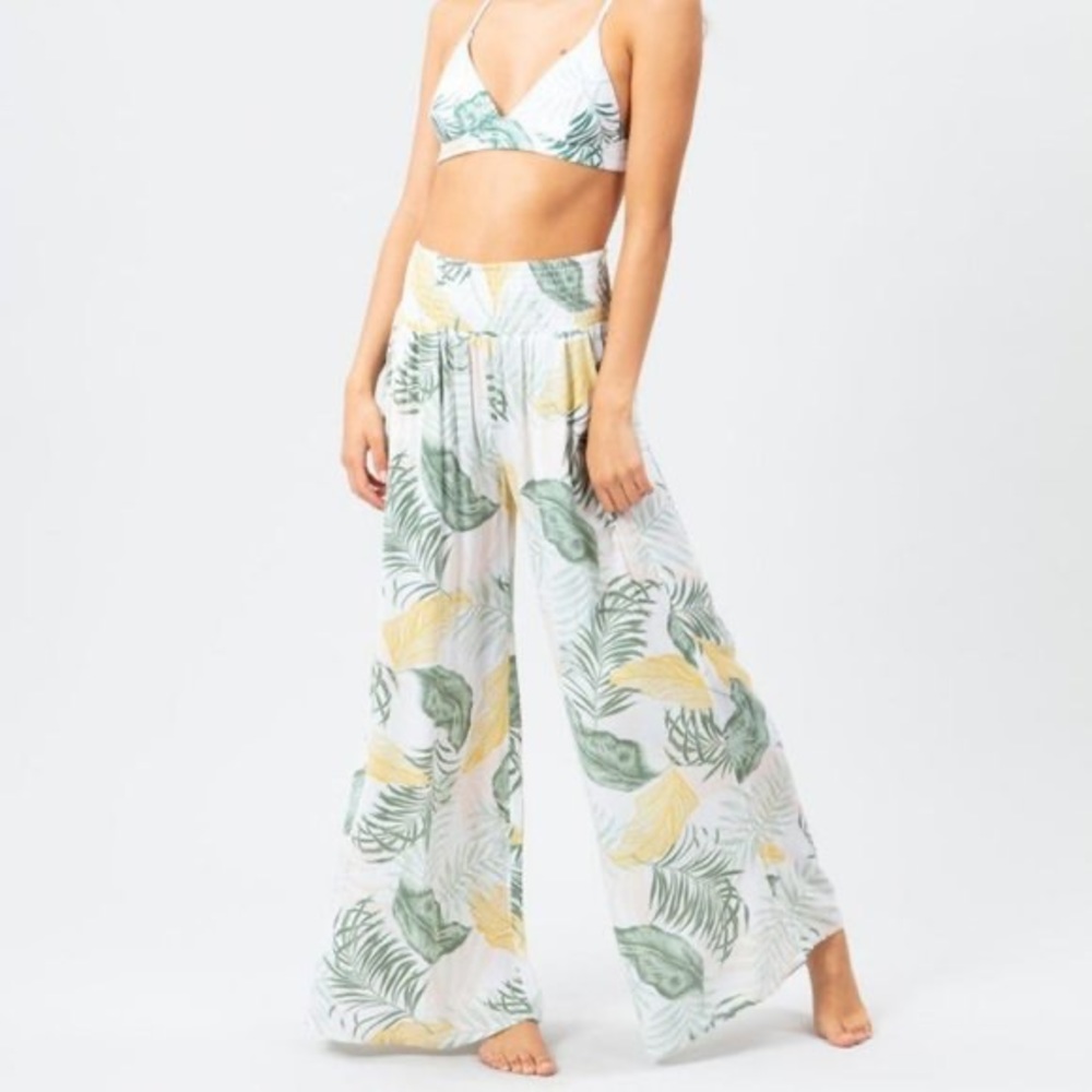 🔆RIP CURL🔆COATAL PLALM BEACH PANTS - Picture 4 of 12